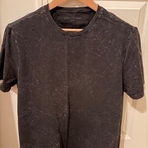 John Varvatos Marbled Effect Tee Size Large